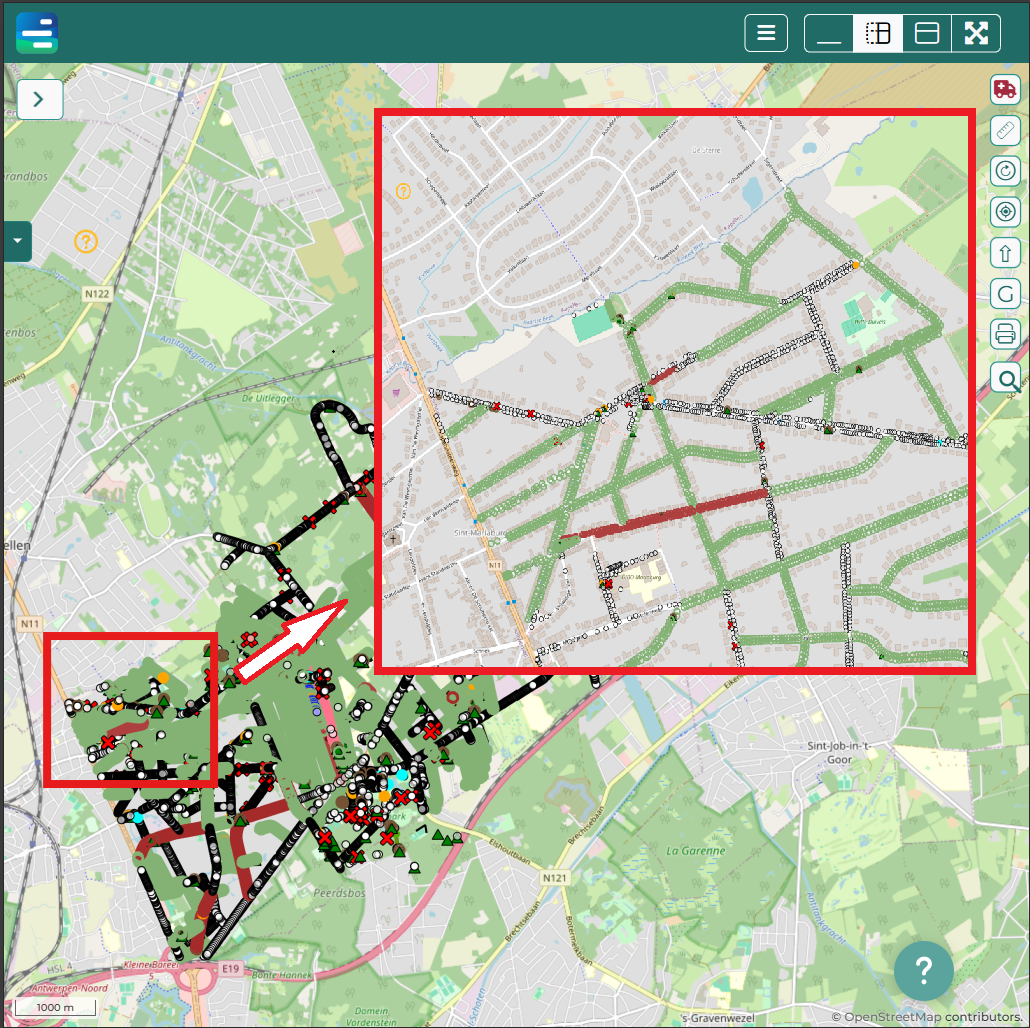 Επισκόπηση Χάρτη Brasschaat